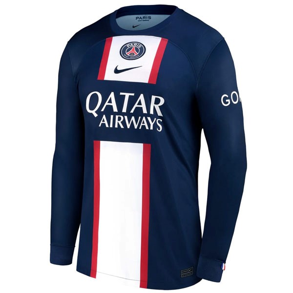 Thailand Trikot Paris Saint Germain Heim ML 2022-2023 Blau